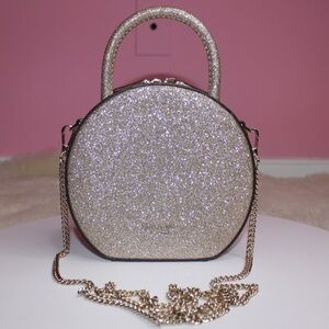 Kate Spade Andj Glitter Mini Gold Canteen Bag